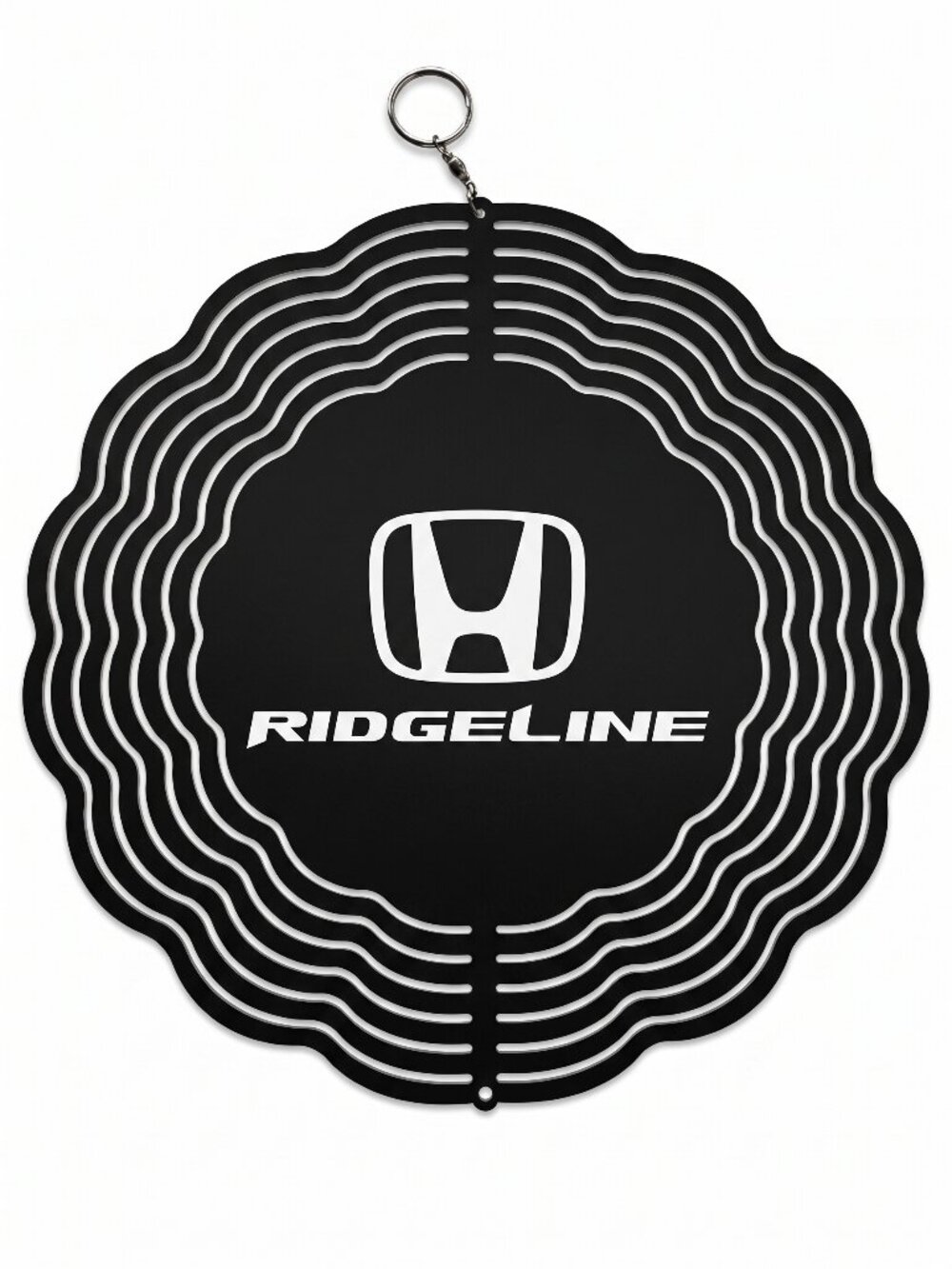 10" Honda Ridgeline Metal Kinetic Wind Spinner - Outdoor Garden Hanging Decor